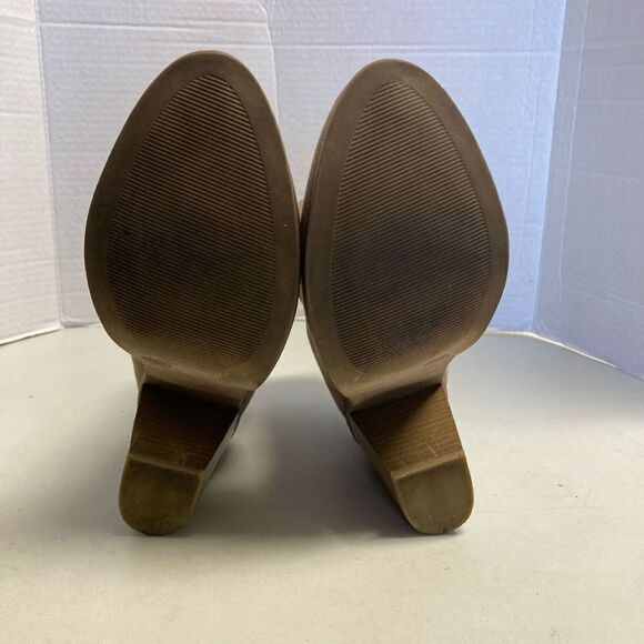 MERONA C Ignacio Boots Size 8.5 Almond‎ Toe 3.5” Heel - Picture 9 of 12